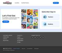 Снимак екрана letsfindout.scholastic.com