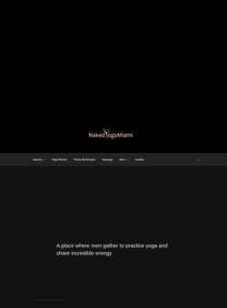 Captura de pantalla nakedyogamiami.com