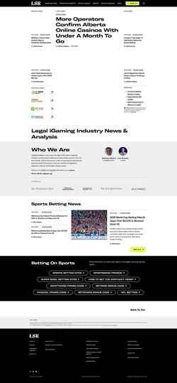 Στιγμιότυπο οθόνης www.legalsportsreport.com