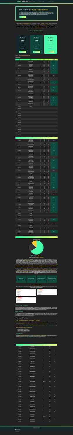 Screenshot foobol-prediction.com