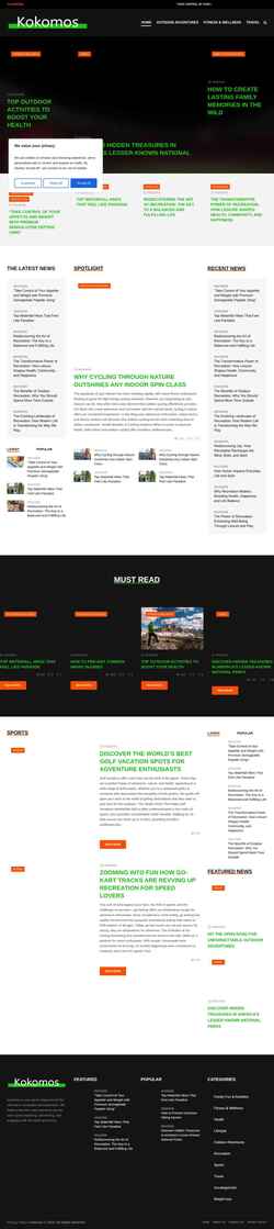 Screenshot kokomos.com