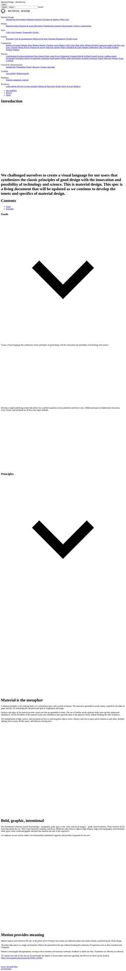 Posnetek zaslona m1.material.io