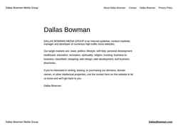 Screenshot dallasbowman.com