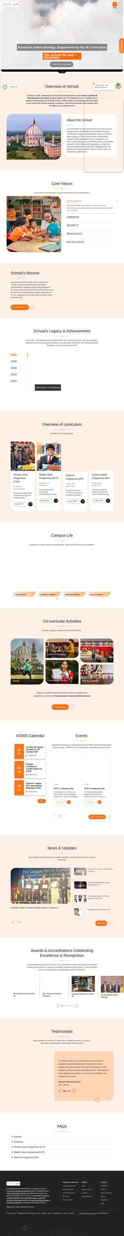 Captura de pantalla www.mitgurukul.com
