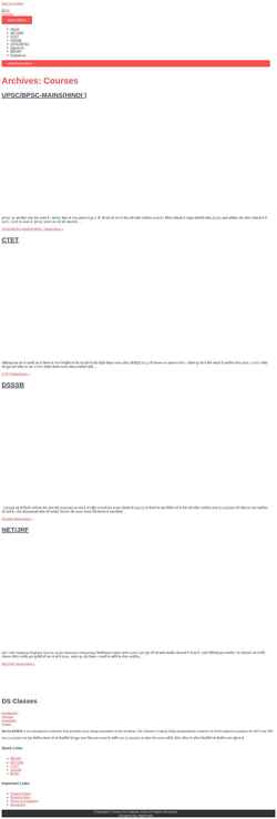 Screenshot www.dsclassesonline.com
