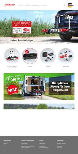 Скриншот www.uebler.com