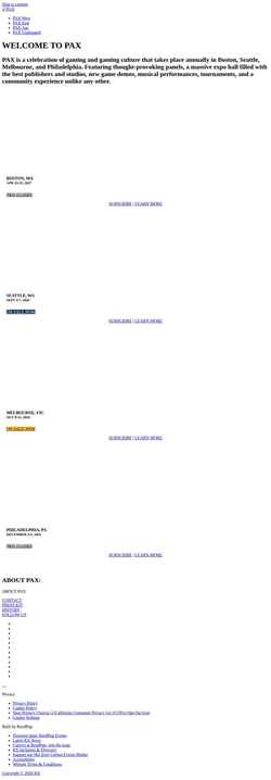 Screenshot www.paxsite.com