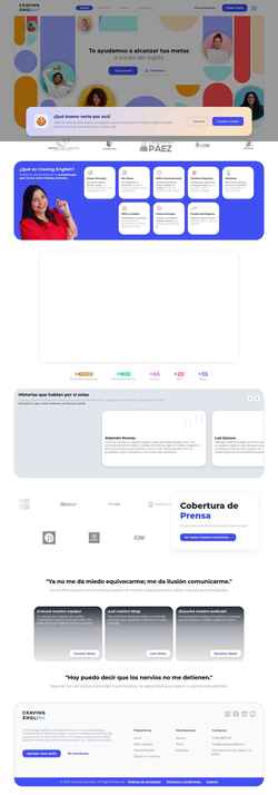 Screenshot www.cravingenglish.com