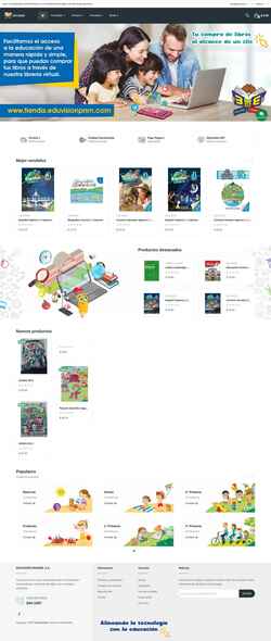 Zrzut ekranu tienda.eduvisionpnm.com