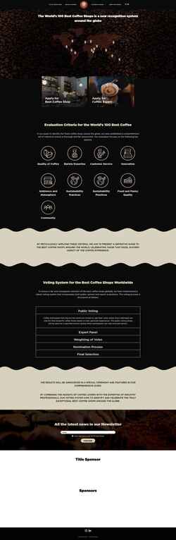 Captura de pantalla theworlds100bestcoffeeshops.com