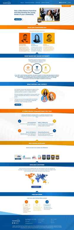 Screenshot bestbrainsfranchise.com