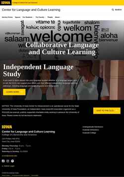 スクリーンショット clcl.uiowa.edu