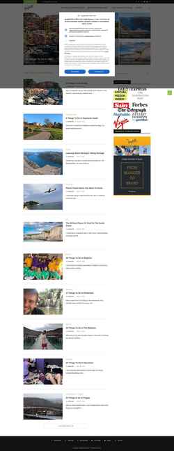 Screenshot www.spaghettitraveller.com