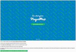 Posnetek zaslona playedmost.com