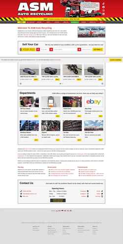 Snímek obrazovky www.asm-autos.co.uk