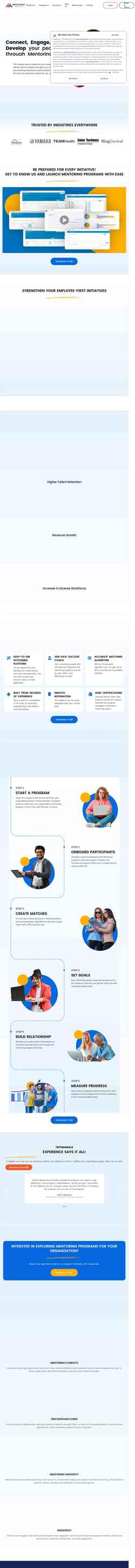 Képernyőkép www.mentoringcomplete.com