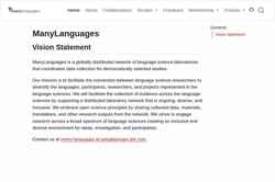 Snimka zaslona many-languages.com