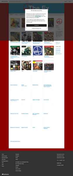 Screenshot theex.bandcamp.com