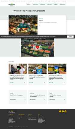Zrzut ekranu www.morrisons-corporate.com