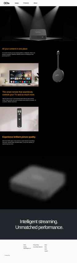 Schermata www.thegotv.com