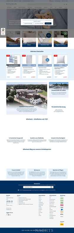 Screenshot billerbeck.shop