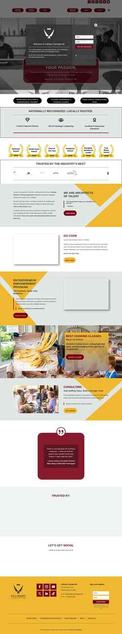 Скриншот culinaryconceptsab.com