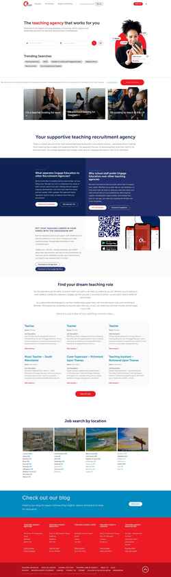 Captura de pantalla engage-education.com
