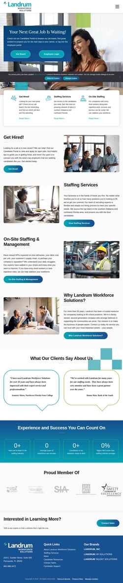 Schermata landrumworkforcesolutions.com