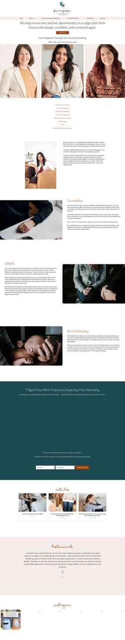 Screenshot fionarogerson.com.au