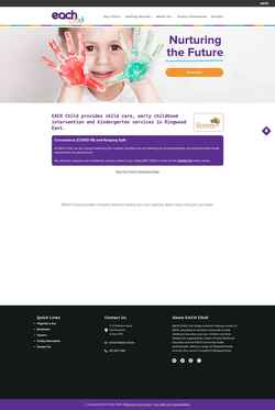 Screenshot eachchild.com.au