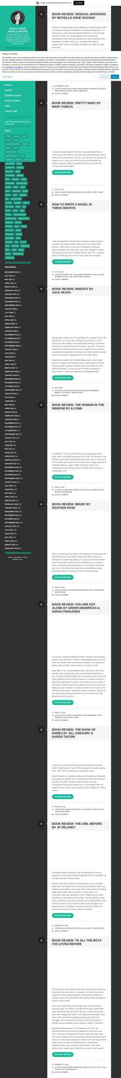 Screenshot singlewhitefemalewriter.wordpress.com