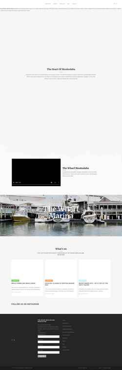 Captura de pantalla wharfmooloolaba.com.au