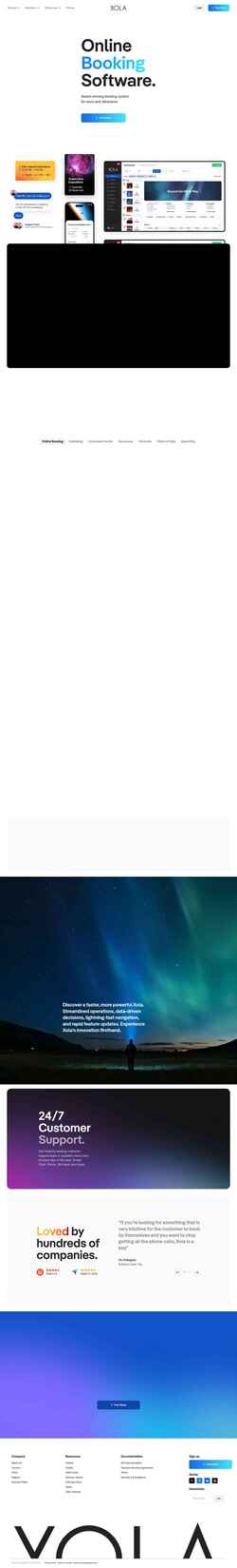 Screenshot www.xola.com