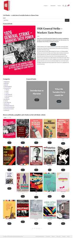 Ekran görüntüsü leftbooks.co.uk