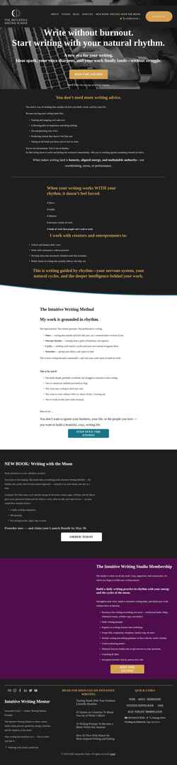 Στιγμιότυπο οθόνης theintuitivewritingschool.com