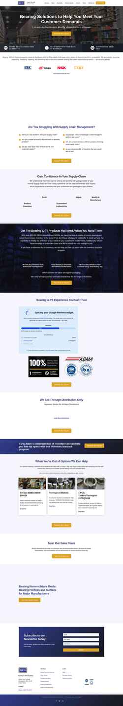 スクリーンショット www.bdsbearing.com