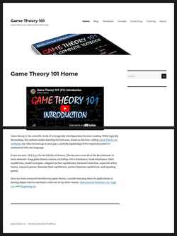 Screenshot gametheory101.com