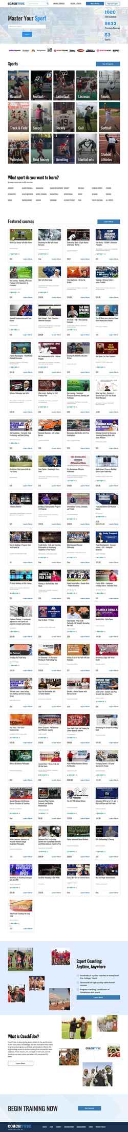 Screenshot coachtube.com