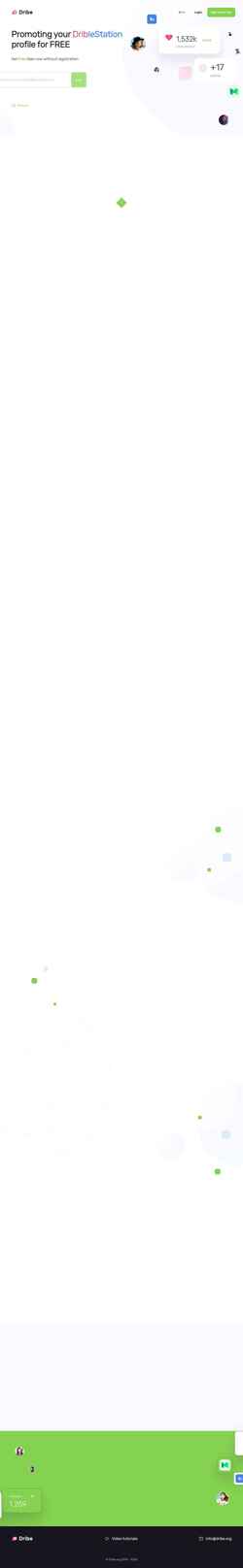 Screenshot dribe.org