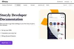 Zrzut ekranu docs.storyly.io