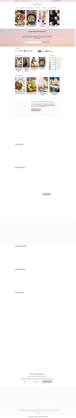 Snímek obrazovky theadventurebite.com