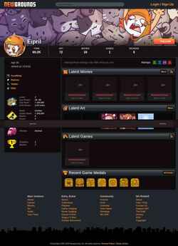 Zrzut ekranu eipril.newgrounds.com