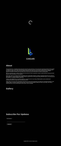Schermata liveleds.io
