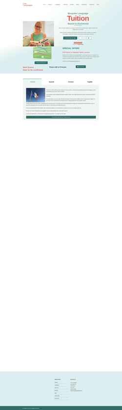 Skjermdump live-languages.com