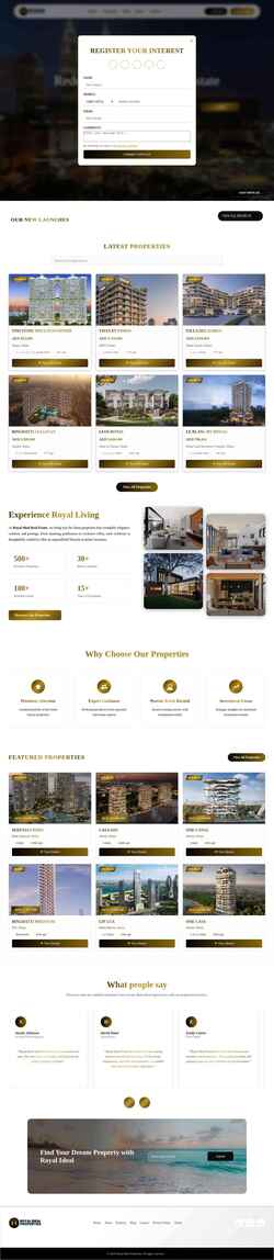 Schermata www.royalidealproperties.com