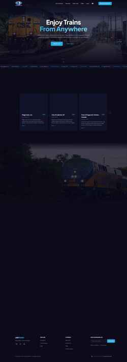 Screenshot www.livetrains.com