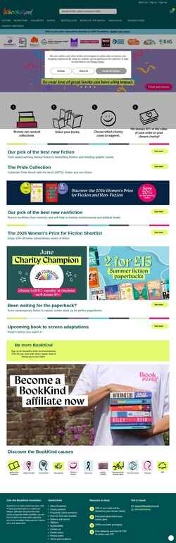 Снимак екрана bookkind.co.uk