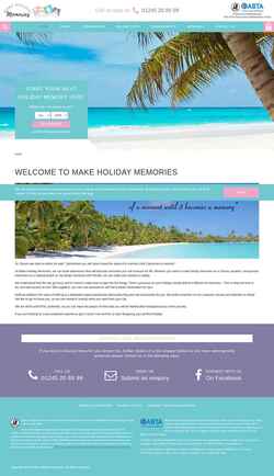 Captura de pantalla makeholidaymemories.com