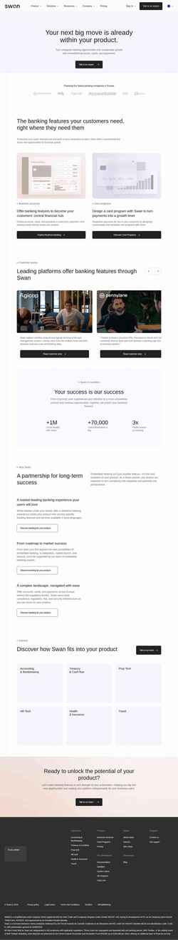 スクリーンショット www.swan.io