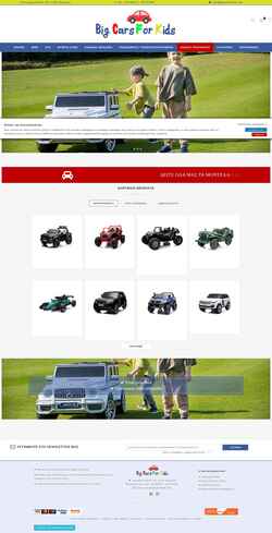 Schermata bigcarsforkids.com